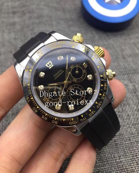 4 colors men's ceramic bezel automatic 2813 mechanical 116518 watch mens cosmograph perpetual watches men rubber oysterflex wristwatche, Slivery;brown
4 colors men's ceramic bezel automatic 2813 mechanical 116518 watch mens cosmograph perpetual watches men rubber oysterflex wristwatche, Slivery;brown