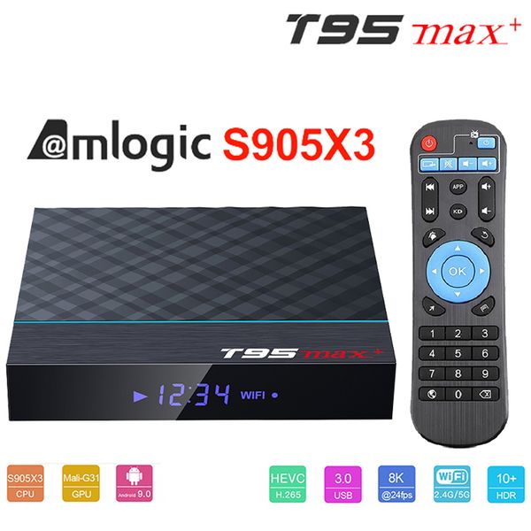 T95 max amlogic 905x3 android 9 0 tv box 4gb 64gb 32gb 2 4g 5g wifi 4k 8k 24fp et box
T95 max amlogic 905x3 android 9 0 tv box 4gb 64gb 32gb 2 4g 5g wifi 4k 8k 24fp et box