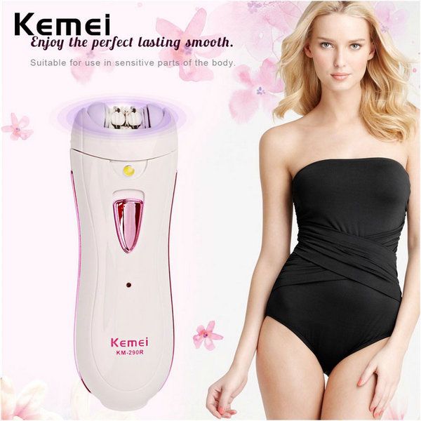 kemei 290r rechargeable hair removal epilator for women mini electric tweezers hair remover for body arms bikini
kemei 290r rechargeable hair removal epilator for women mini electric tweezers hair remover for body arms bikini