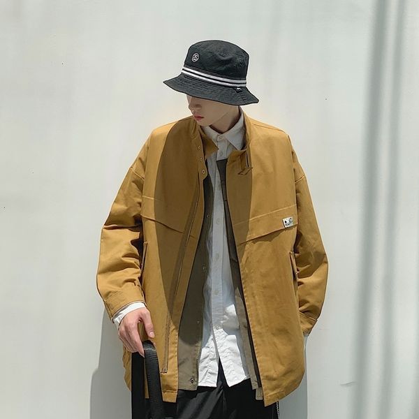 мужская куртка 2019 осени и зима нового пиджака инструмент универсальной рыхлая молодость личность тенденция моды мужской одежда, Black;brown
мужская куртка 2019 осени и зима нового пиджака инструмент универсальной рыхлая молодость личность тенденция моды мужской одежда, Black;brown