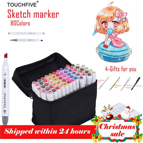 touchfive art marker 80 colors drawing marker animation sketch markers set for artist manga cohol based brush supplies
touchfive art marker 80 colors drawing marker animation sketch markers set for artist manga cohol based brush supplies