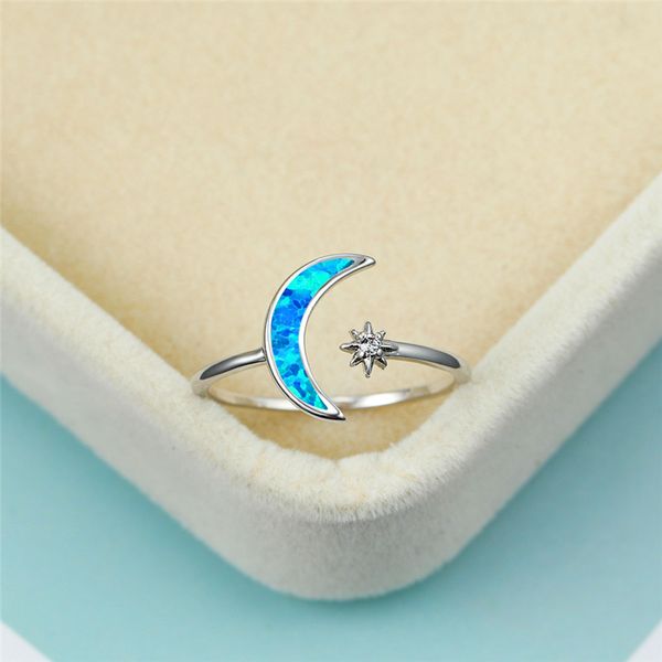 cluster rings dainty female white opal stone ring charm zircon silver adjustable wedding for women cute bridal moon star engagement, Golden;silver
cluster rings dainty female white opal stone ring charm zircon silver adjustable wedding for women cute bridal moon star engagement, Golden;silver