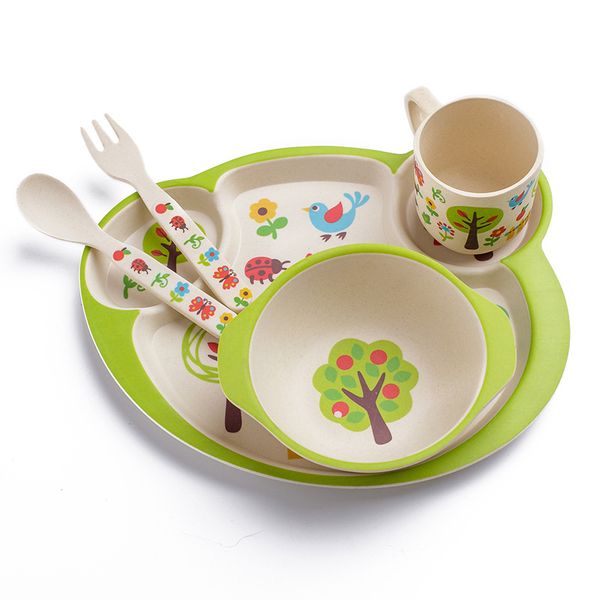 bamboo fiber baby tableware plate 1 set/5pcs baby feeding bowl plate forks spoon cup dinnerware set bamboo tableware
bamboo fiber baby tableware plate 1 set/5pcs baby feeding bowl plate forks spoon cup dinnerware set bamboo tableware