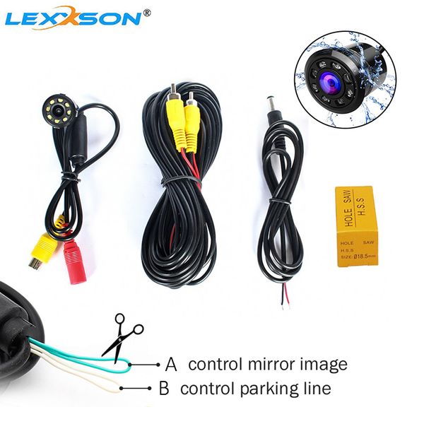 lexsson waterproof ccd car vehicle rearview front side view backup reversing camera with or without mirror image convert line
lexsson waterproof ccd car vehicle rearview front side view backup reversing camera with or without mirror image convert line