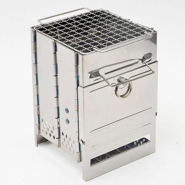 portable mini stainless steel barbecue stove outdoor folding cooking picnic wood burn-ing stove grill backpacking household tool
portable mini stainless steel barbecue stove outdoor folding cooking picnic wood burn-ing stove grill backpacking household tool