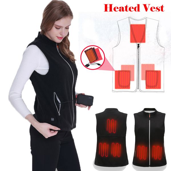 winter fashion thickening fleece heating vest intelligent heating service usb mobile power, Black;white
winter fashion thickening fleece heating vest intelligent heating service usb mobile power, Black;white