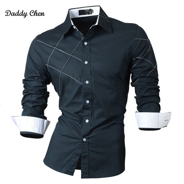 2018 fashion brand striped casual shirt men slim fit male business dress shirt winter long sleeve cotton autumn shirts clothing, White;black
2018 fashion brand striped casual shirt men slim fit male business dress shirt winter long sleeve cotton autumn shirts clothing, White;black