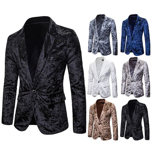 men business casual slim suit sets fashion printed tuxedo wedding formal dress blazer stage performances, White;black
men business casual slim suit sets fashion printed tuxedo wedding formal dress blazer stage performances, White;black
