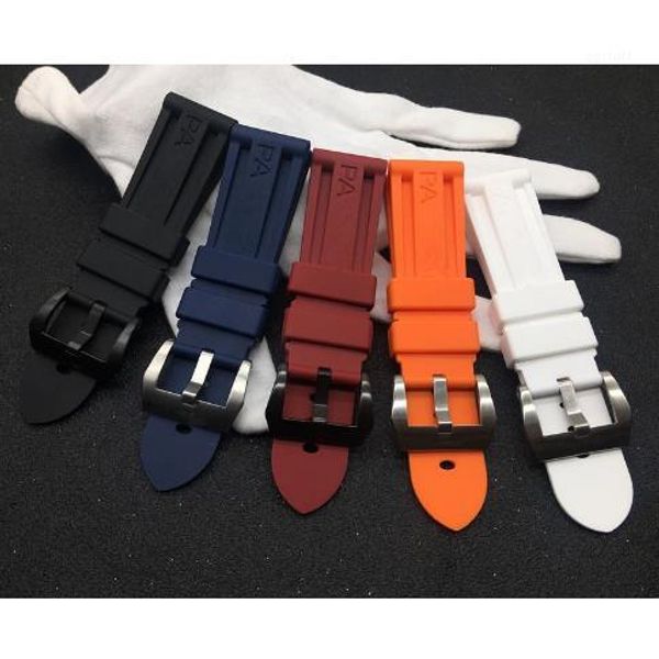 22mm 24mm 26mm red blue black orange white watchband silicone rubber watch band for strap wristband buckle pam on1, Black;brown
22mm 24mm 26mm red blue black orange white watchband silicone rubber watch band for strap wristband buckle pam on1, Black;brown