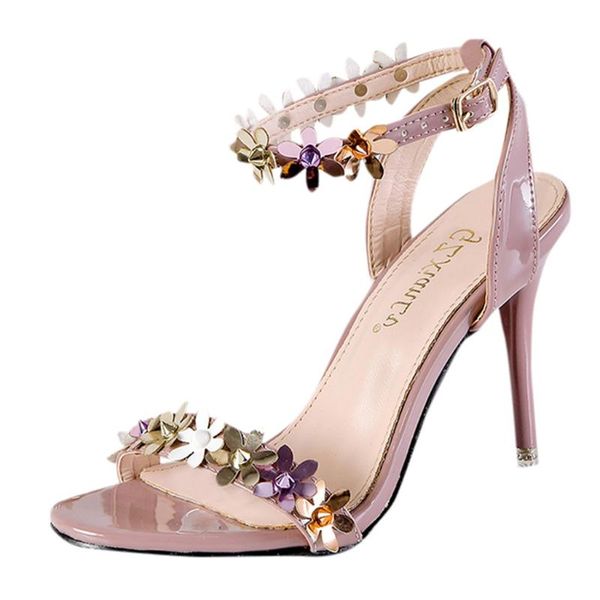 sagace high heel sandals women flower ankle buckle shoes ladies elegant stilettos heel party wedding sandals shoes, Black
sagace high heel sandals women flower ankle buckle shoes ladies elegant stilettos heel party wedding sandals shoes, Black