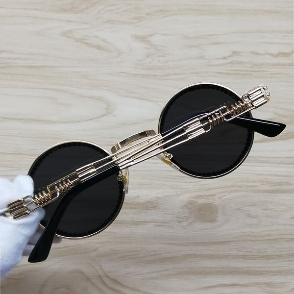 round sunglasses steampunk metal frame rhinestone clear lens retro circle frame sunglasses11, White;black
round sunglasses steampunk metal frame rhinestone clear lens retro circle frame sunglasses11, White;black