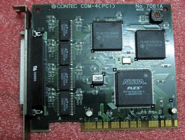 100% испытала работу идеально подходит для contec com-4 (pci) 4 rs-232c no: 7061a
100% испытала работу идеально подходит для contec com-4 (pci) 4 rs-232c no: 7061a