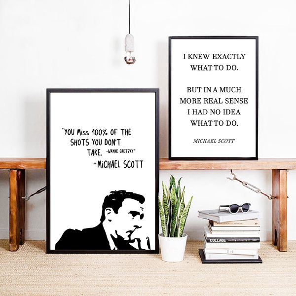 the office tv show art canvas poster painting michael scoquotes wall picture print office home minimalist decoration
the office tv show art canvas poster painting michael scoquotes wall picture print office home minimalist decoration