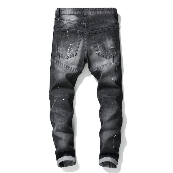 denim jeans black ripped biker pants the jeans fashion broken hole italy style version mens iegle
denim jeans black ripped biker pants the jeans fashion broken hole italy style version mens iegle