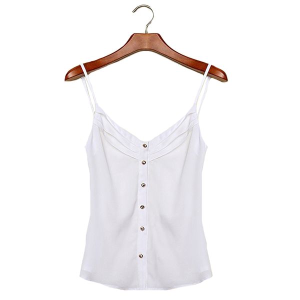 cuhakci summer strap v-neck green casual vest women chiffon tank solid white camis shirts camisoles button
cuhakci summer strap v-neck green casual vest women chiffon tank solid white camis shirts camisoles button