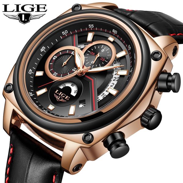 lige mens watches business watch men chronograph sport leather waterproof men casual clock relogio masculino, Slivery;brown
lige mens watches business watch men chronograph sport leather waterproof men casual clock relogio masculino, Slivery;brown