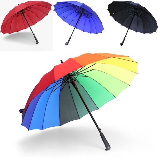 new rainbow umbrella long handle 16k straight windproof colorful pongee umbrella women men sunny rainy umbrella parasol wx9-1348
new rainbow umbrella long handle 16k straight windproof colorful pongee umbrella women men sunny rainy umbrella parasol wx9-1348