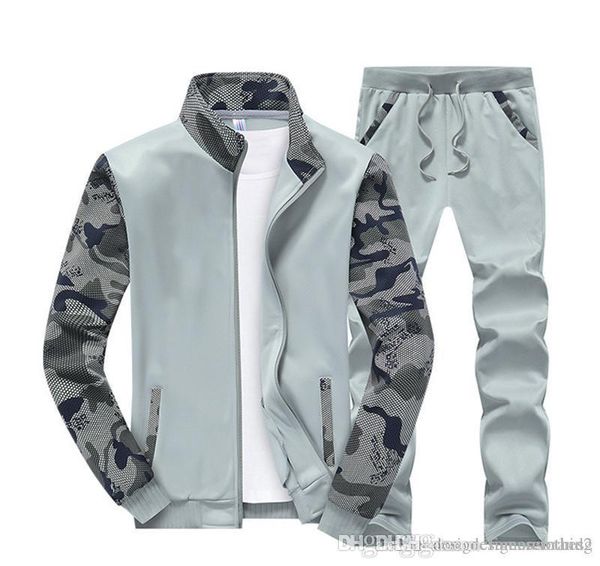 camouflage designer mens tracksuits long sleeve panelled printed mens 2pcs sets sports cardigan mens two piece sets male clothing, Gray
camouflage designer mens tracksuits long sleeve panelled printed mens 2pcs sets sports cardigan mens two piece sets male clothing, Gray