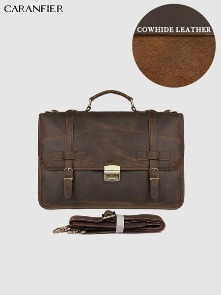 caranfier mens briefcases crazy horse genuine cowhide leather computer bags businessmen vintage flap pocket messenger handbags
caranfier mens briefcases crazy horse genuine cowhide leather computer bags businessmen vintage flap pocket messenger handbags
