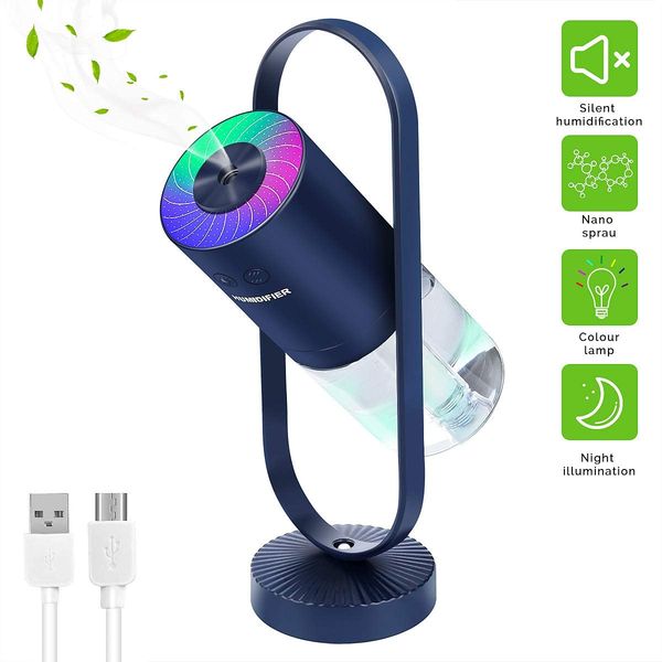 mini portable humidifier cool mist, cute usb humidifiers with 7-color led night light, auto-off, ultra-quiet, suitable for car office baby
mini portable humidifier cool mist, cute usb humidifiers with 7-color led night light, auto-off, ultra-quiet, suitable for car office baby