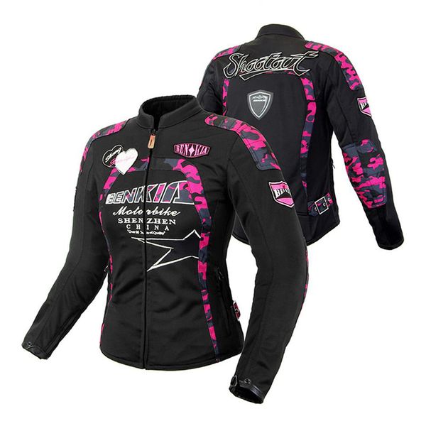 benkia women motorcycle jacket breathable mesh moto jacket racing riding protective gear moto clothing spring summer autumn
benkia women motorcycle jacket breathable mesh moto jacket racing riding protective gear moto clothing spring summer autumn