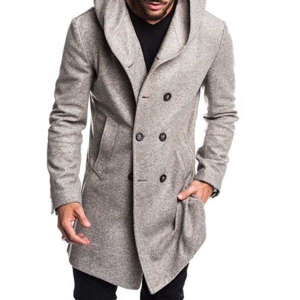 2020 autumn winter mens long trench coat fashion boutique wool coats brand male slim woolen windbreaker jacket plus size s-3xl, Black
2020 autumn winter mens long trench coat fashion boutique wool coats brand male slim woolen windbreaker jacket plus size s-3xl, Black