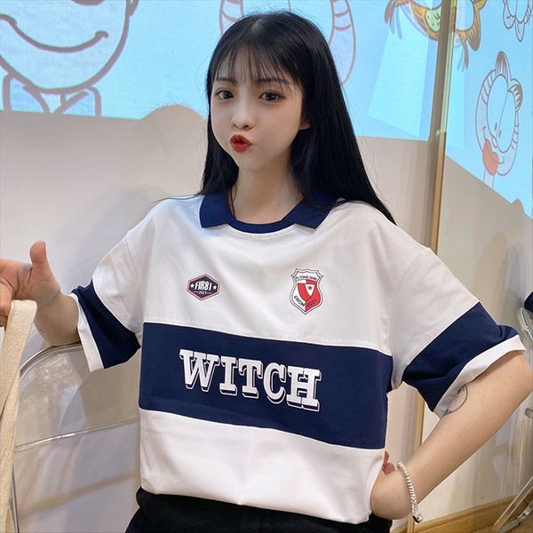 couple lapel polo t- shirt short-sleeved t-shirt female ins fashion 2020 student fake two-piece top, White
couple lapel polo t- shirt short-sleeved t-shirt female ins fashion 2020 student fake two-piece top, White