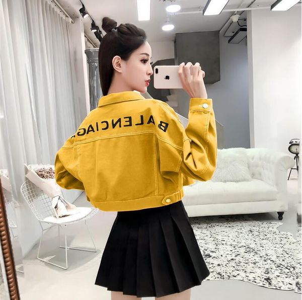 letter printed jeans jacket fashion lapel neck baseball jackets sport hip hop women windbreakers outerwear streetwear, Black;brown
letter printed jeans jacket fashion lapel neck baseball jackets sport hip hop women windbreakers outerwear streetwear, Black;brown