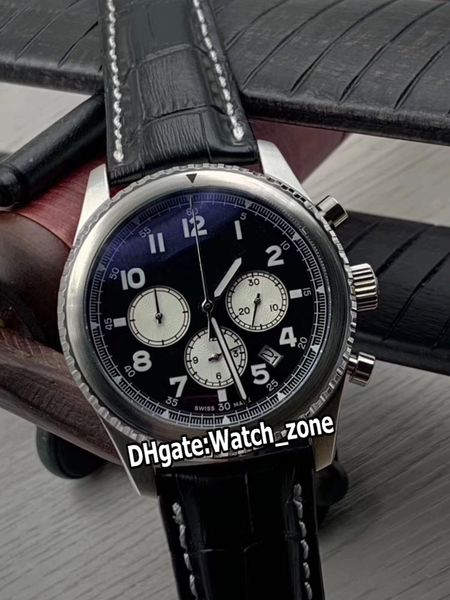 new 43mm aviator 8 b01 ab0117131b1p1 black dial quartz chronograph mens watch satch steel case leather strap sport watches watch_zone, Slivery;brown
new 43mm aviator 8 b01 ab0117131b1p1 black dial quartz chronograph mens watch satch steel case leather strap sport watches watch_zone, Slivery;brown