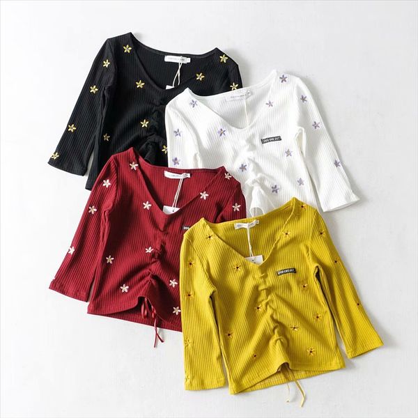 women's 2019 wind drawstring embroidered flower half sleeve women women's dress 2019 wind t-shirt dress drawstring embroidered flo, White
women's 2019 wind drawstring embroidered flower half sleeve women women's dress 2019 wind t-shirt dress drawstring embroidered flo, White