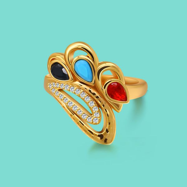 bohemian 925 sterling silver surface 24k gold ring for women noble gold ring color zircon cocktail luxury jewelry not fade, Golden;silver
bohemian 925 sterling silver surface 24k gold ring for women noble gold ring color zircon cocktail luxury jewelry not fade, Golden;silver