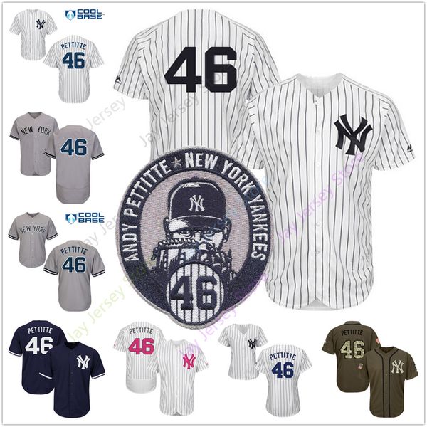Custom Andy Pettitte Yankees Jersey New York Home Away White Pinstripe Grey Men Women Youth Size S-3XL
Custom Andy Pettitte Yankees Jersey New York Home Away White Pinstripe Grey Men Women Youth Size S-3XL