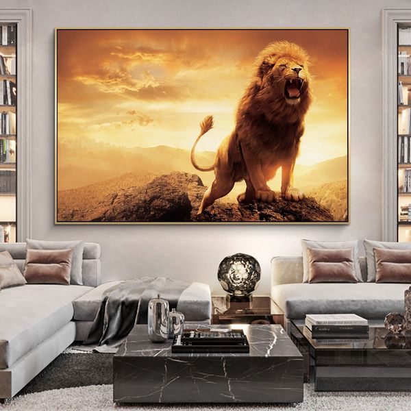 african wild lion animals art canvas paintings posters and prints wall art picture for living room home decor (no frame
african wild lion animals art canvas paintings posters and prints wall art picture for living room home decor (no frame