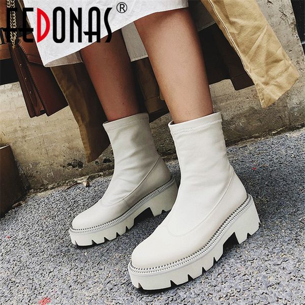 fedonas classic round toe platform boots genuine leather women ankle boots big size female short party shoes woman, Black
fedonas classic round toe platform boots genuine leather women ankle boots big size female short party shoes woman, Black