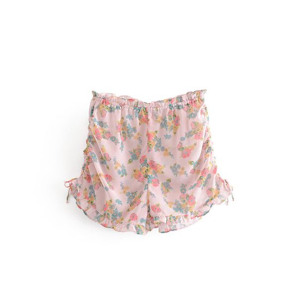 women fashion floral print ruffles chiffon shorts summer casual drawstring fold pink short shorts female#c928, White;black
women fashion floral print ruffles chiffon shorts summer casual drawstring fold pink short shorts female#c928, White;black