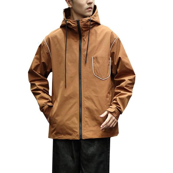 2019 new men loose hooded windbreaker jackets fashion autumn streetwear hip hop harajuku style casual windproof outwear coats, Black;brown
2019 new men loose hooded windbreaker jackets fashion autumn streetwear hip hop harajuku style casual windproof outwear coats, Black;brown