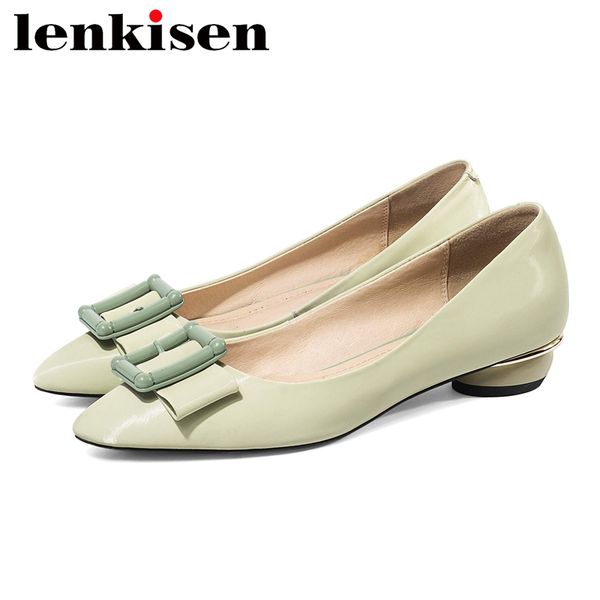 lenkisen 2020 summer new cow leather pointed toe low heel square buckle korean street beauty girls shallow large size pumps l27, Black
lenkisen 2020 summer new cow leather pointed toe low heel square buckle korean street beauty girls shallow large size pumps l27, Black