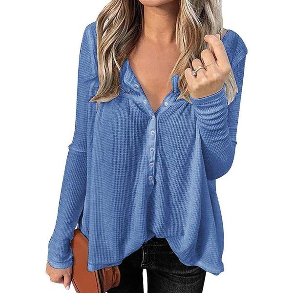 casual women blouses women sun protection loose waffle v-neck solid long sleeves warm outdoor activities clothing plus size, White
casual women blouses women sun protection loose waffle v-neck solid long sleeves warm outdoor activities clothing plus size, White