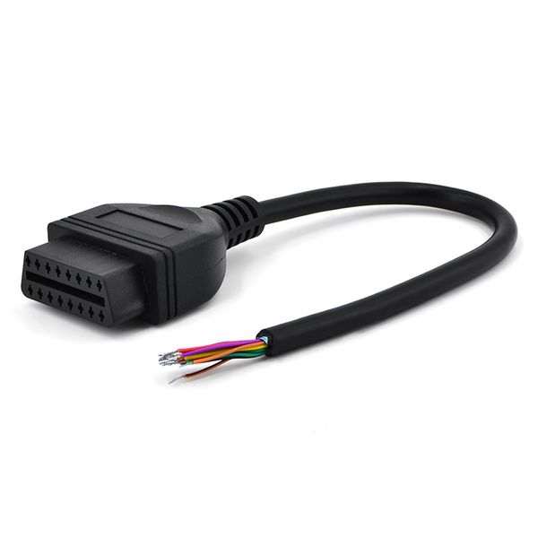 30cm obd obd2 16pin female extension opening cable car diagnostic interface connector
30cm obd obd2 16pin female extension opening cable car diagnostic interface connector