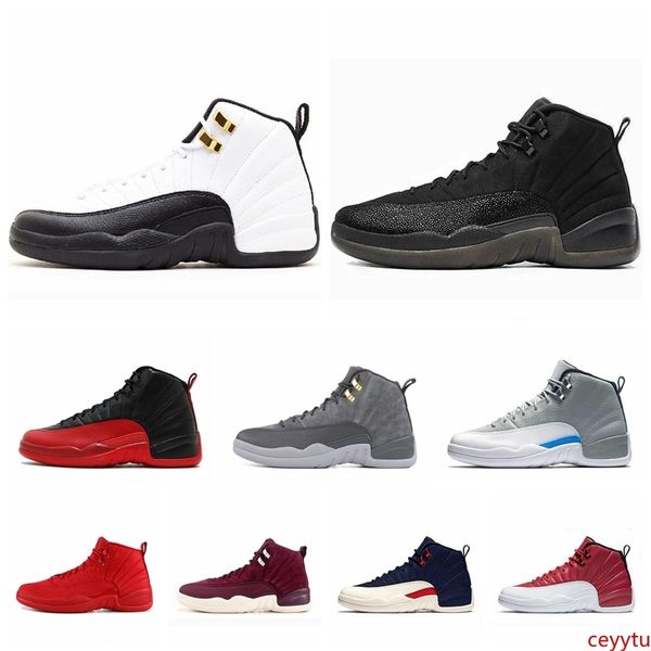 12 12s basketball shoes for mens winterized black wntr gym red flu game gamma blue taxi the master men sports sneakers size 8-13
12 12s basketball shoes for mens winterized black wntr gym red flu game gamma blue taxi the master men sports sneakers size 8-13