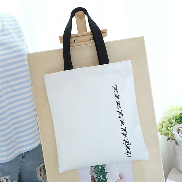 women canvas bag shopping bags fashion letter printing handbag large capacity shoulder bags for women 2019
women canvas bag shopping bags fashion letter printing handbag large capacity shoulder bags for women 2019