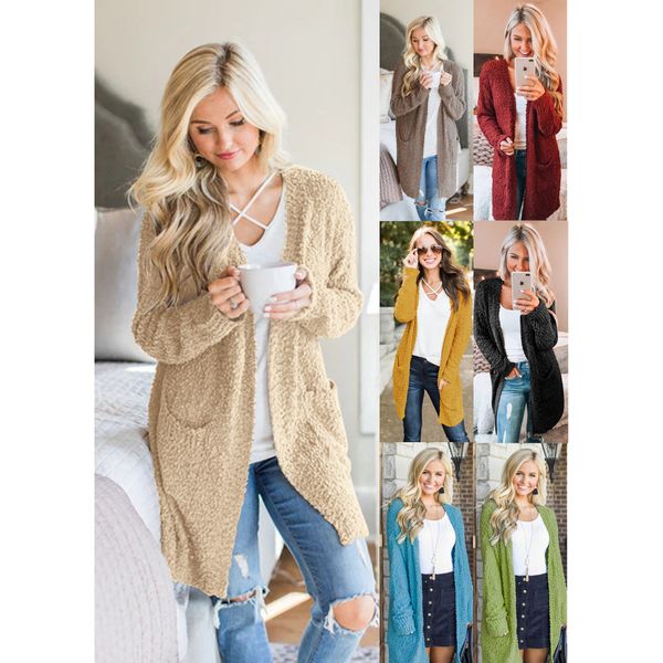 womens designer sweaters coat 2019 new arrival solid color long cardigan sweaters womens casual long sleeve outerwear, White;black
womens designer sweaters coat 2019 new arrival solid color long cardigan sweaters womens casual long sleeve outerwear, White;black