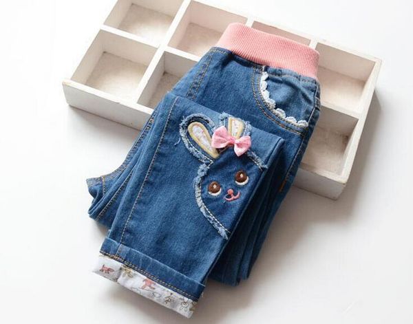 2020 spring and autumn kids clothing casual jeans pants, cartoon image girls jeans, Blue
2020 spring and autumn kids clothing casual jeans pants, cartoon image girls jeans, Blue