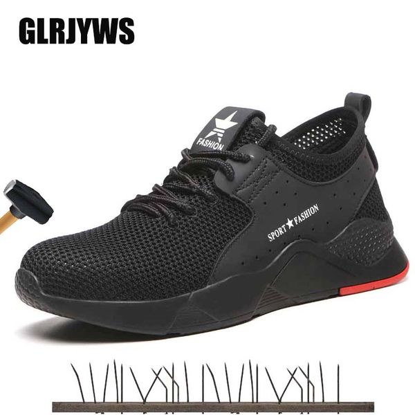 male steel toe work safety shoes camouflage men boots breathable outdoor casual sneaker anti-smashing piercing work safety boot, Black
male steel toe work safety shoes camouflage men boots breathable outdoor casual sneaker anti-smashing piercing work safety boot, Black