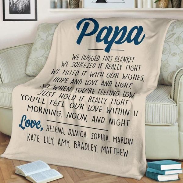 soft blanket papa мы обняли это прекрасного письмо печати пледы полотенце дивана обложка одеяло день отец дом кондиционер бланк
soft blanket papa мы обняли это прекрасного письмо печати пледы полотенце дивана обложка одеяло день отец дом кондиционер бланк