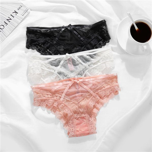 women bow see through panties floral low rise briefs solid color patchwork underpants lingerie fashion lace underwear, Black;pink
women bow see through panties floral low rise briefs solid color patchwork underpants lingerie fashion lace underwear, Black;pink