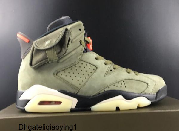 6 travis scotts cactus jack suede glow in dark 3m reflective olive army green basketball shoe men 6s sneakers with box, Black
6 travis scotts cactus jack suede glow in dark 3m reflective olive army green basketball shoe men 6s sneakers with box, Black