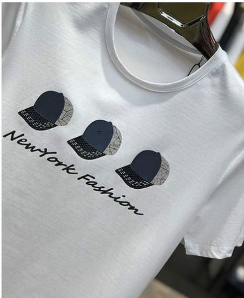 2020 summer new men's t-shirt cross-border tide brand hat youth wild round neck brand short-sleeved t-shirt printing size m-4xl-1, White;black
2020 summer new men's t-shirt cross-border tide brand hat youth wild round neck brand short-sleeved t-shirt printing size m-4xl-1, White;black