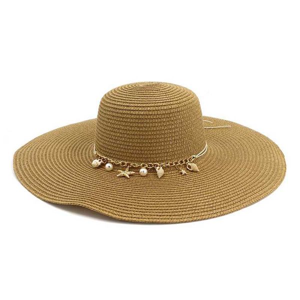 wzcx 2019 fashion new wide brim starfish shell straw hat casual tide solid color korean version women's hat beach, Blue;gray
wzcx 2019 fashion new wide brim starfish shell straw hat casual tide solid color korean version women's hat beach, Blue;gray