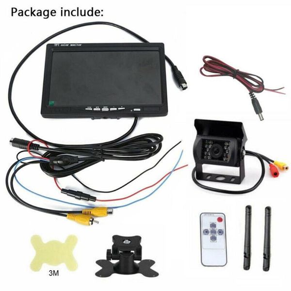 7 inch lcd monitor + wireless rear camera for bus universal car display wireless camera de suit
7 inch lcd monitor + wireless rear camera for bus universal car display wireless camera de suit